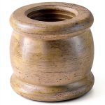 1/4F X 1/8F Brass Coupling B&P Lamp Flexible Disc 9/16" Height-0