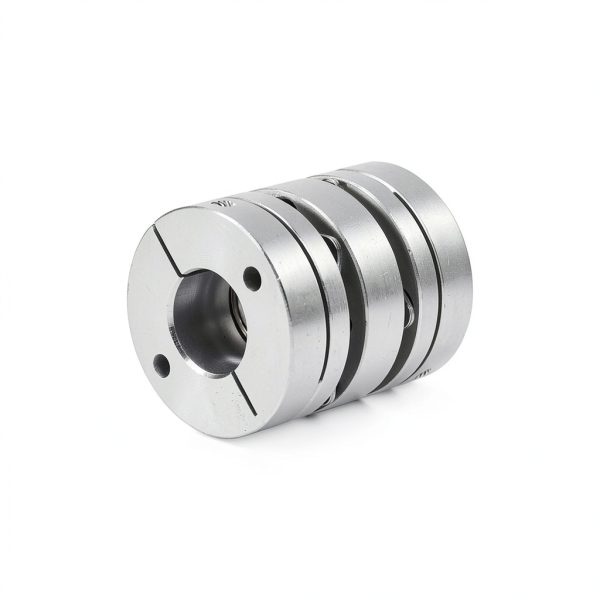 D44 L50 Aluminium Flexible Coupler high Double Dual Diaphragm Coupling with Elastic Connector for 3D Screw and Motor （Size :17mm to 19mm ）-3