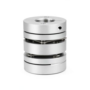 D44 L50 Aluminium Flexible Coupler high Double Dual Diaphragm Coupling with Elastic Connector for 3D Screw and Motor （Size :17mm to 19mm ）-0