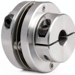 Lovejoy 77209 Size MDSD-63C Mini Disc Clamp Style Coupling, Single Disc, Complete Coupling, 1" Bore A, 1" Bore B, 2.48" OD, 1.969" Length, 2400 rpm Max Rotational Speed, 89 in-lbs Nominal Torque-0